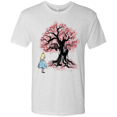 T-Shirts Heather White / Small The Cheshire's tree Sumi-e Men's Triblend T-Shirt