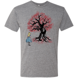 T-Shirts Premium Heather / Small The Cheshire's tree Sumi-e Men's Triblend T-Shirt