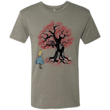 T-Shirts Venetian Grey / Small The Cheshire's tree Sumi-e Men's Triblend T-Shirt