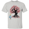 T-Shirts Ash / Small The Cheshire's tree Sumi-e T-Shirt