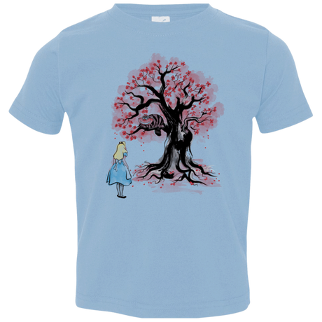 T-Shirts Light Blue / 2T The Cheshire's tree Sumi-e Toddler Premium T-Shirt
