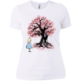 T-Shirts White / X-Small The Cheshire's tree Sumi-e Women's Premium T-Shirt
