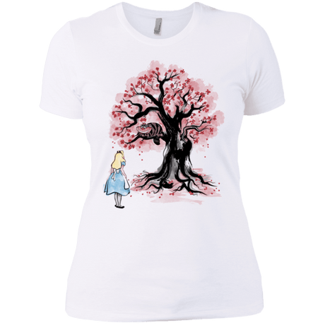 T-Shirts White / X-Small The Cheshire's tree Sumi-e Women's Premium T-Shirt