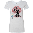T-Shirts Heather White / Small The Cheshire's tree Sumi-e Women's Triblend T-Shirt