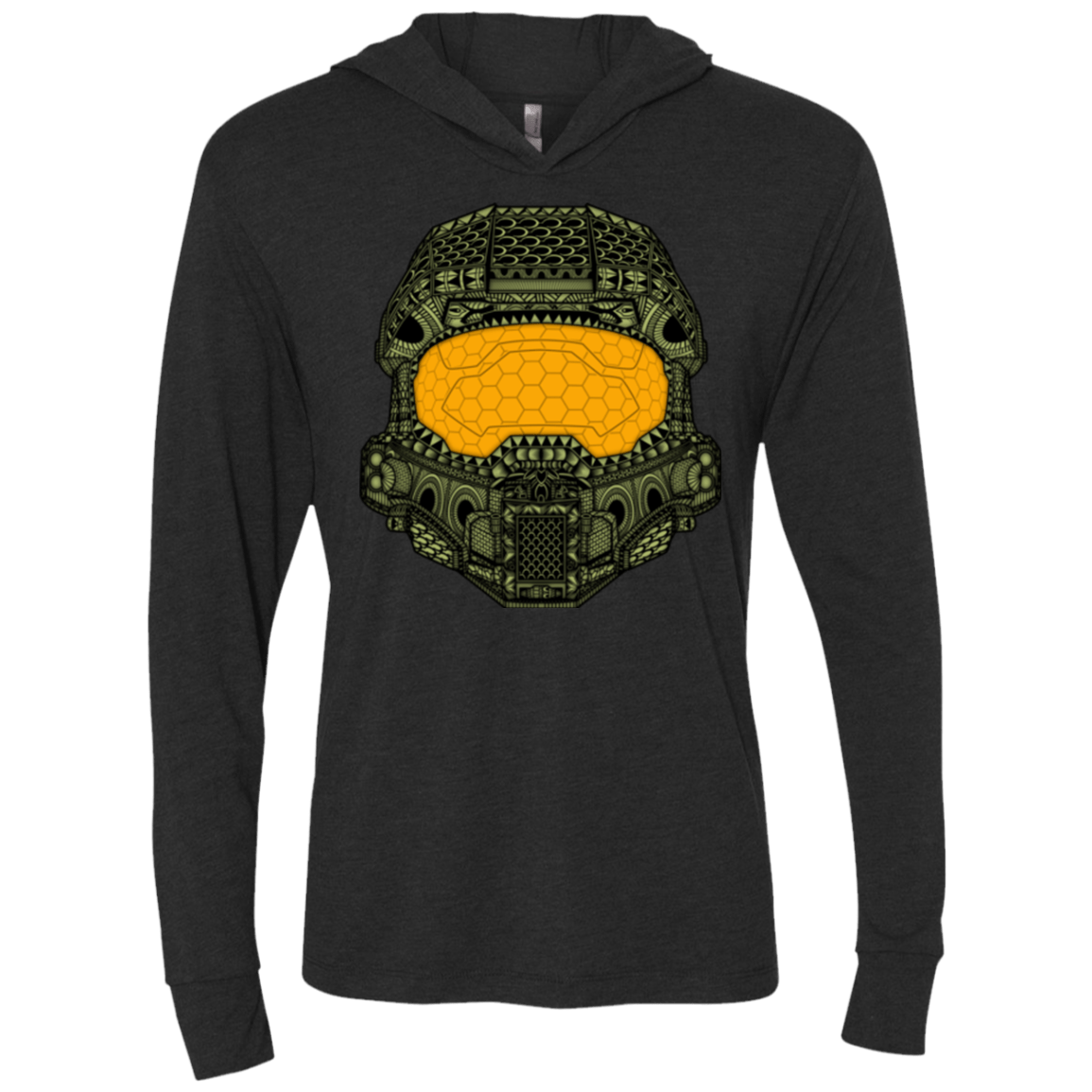 T-Shirts Vintage Black / X-Small The Chief Triblend Long Sleeve Hoodie Tee