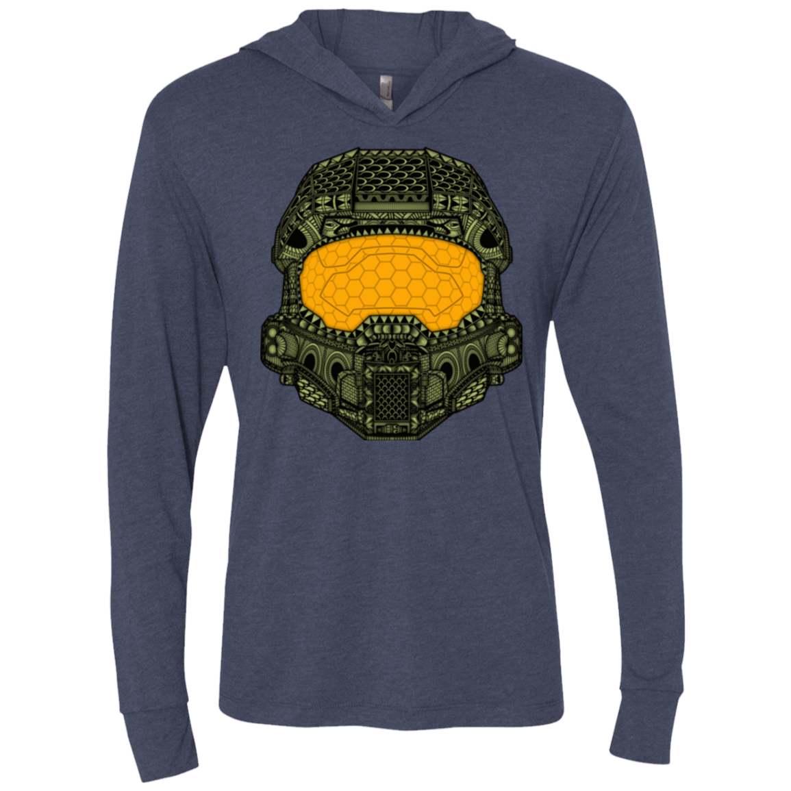 T-Shirts Vintage Navy / X-Small The Chief Triblend Long Sleeve Hoodie Tee