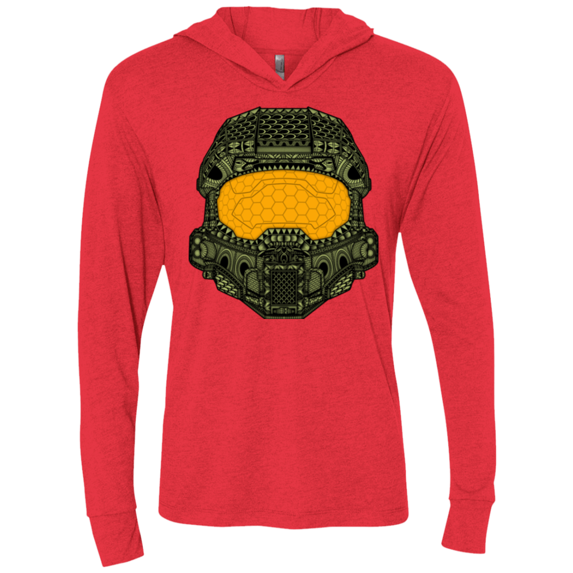 T-Shirts Vintage Red / X-Small The Chief Triblend Long Sleeve Hoodie Tee