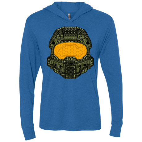 T-Shirts Vintage Royal / X-Small The Chief Triblend Long Sleeve Hoodie Tee