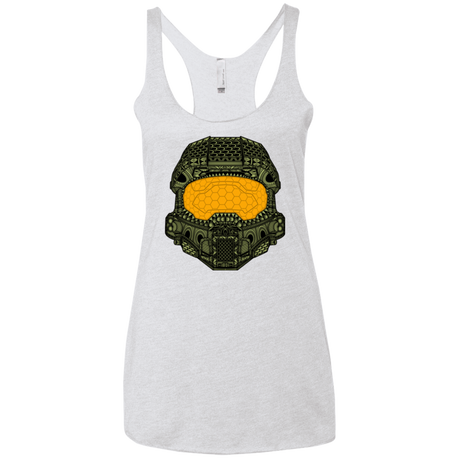 T-Shirts Heather White / X-Small The Chief Women's Triblend Racerback Tank