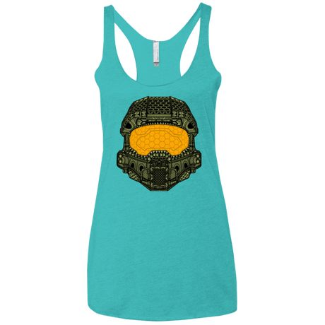 T-Shirts Tahiti Blue / X-Small The Chief Women's Triblend Racerback Tank