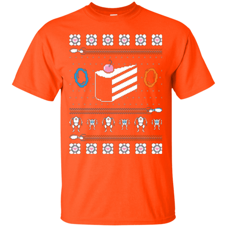 T-Shirts Orange / Small The Christmas Cake Is A Lie T-Shirt