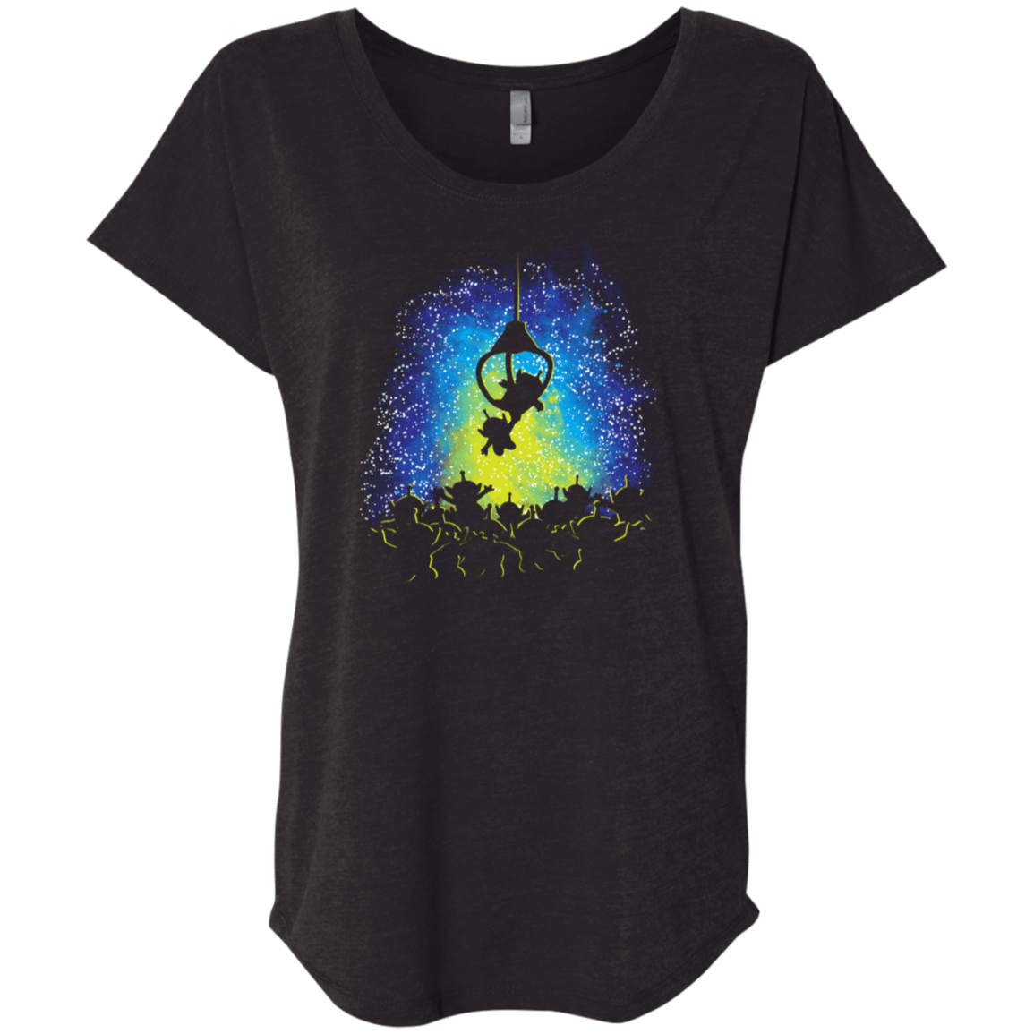 T-Shirts Vintage Black / X-Small The Claw Triblend Dolman Sleeve