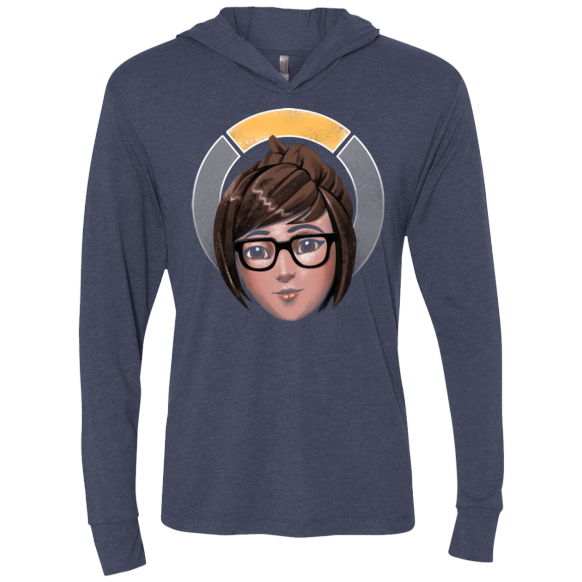 T-Shirts Vintage Navy / X-Small The Climatologist Triblend Long Sleeve Hoodie Tee