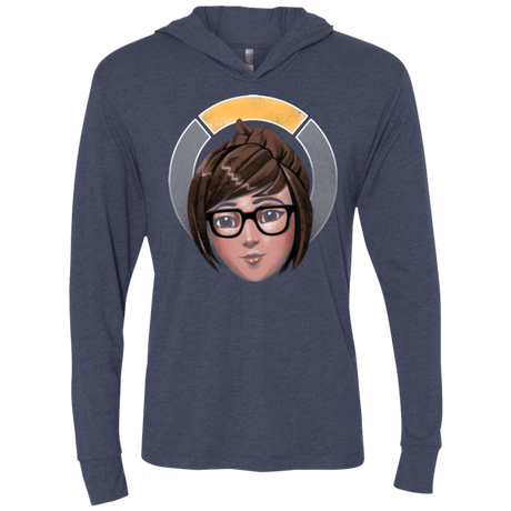 T-Shirts Vintage Navy / X-Small The Climatologist Triblend Long Sleeve Hoodie Tee