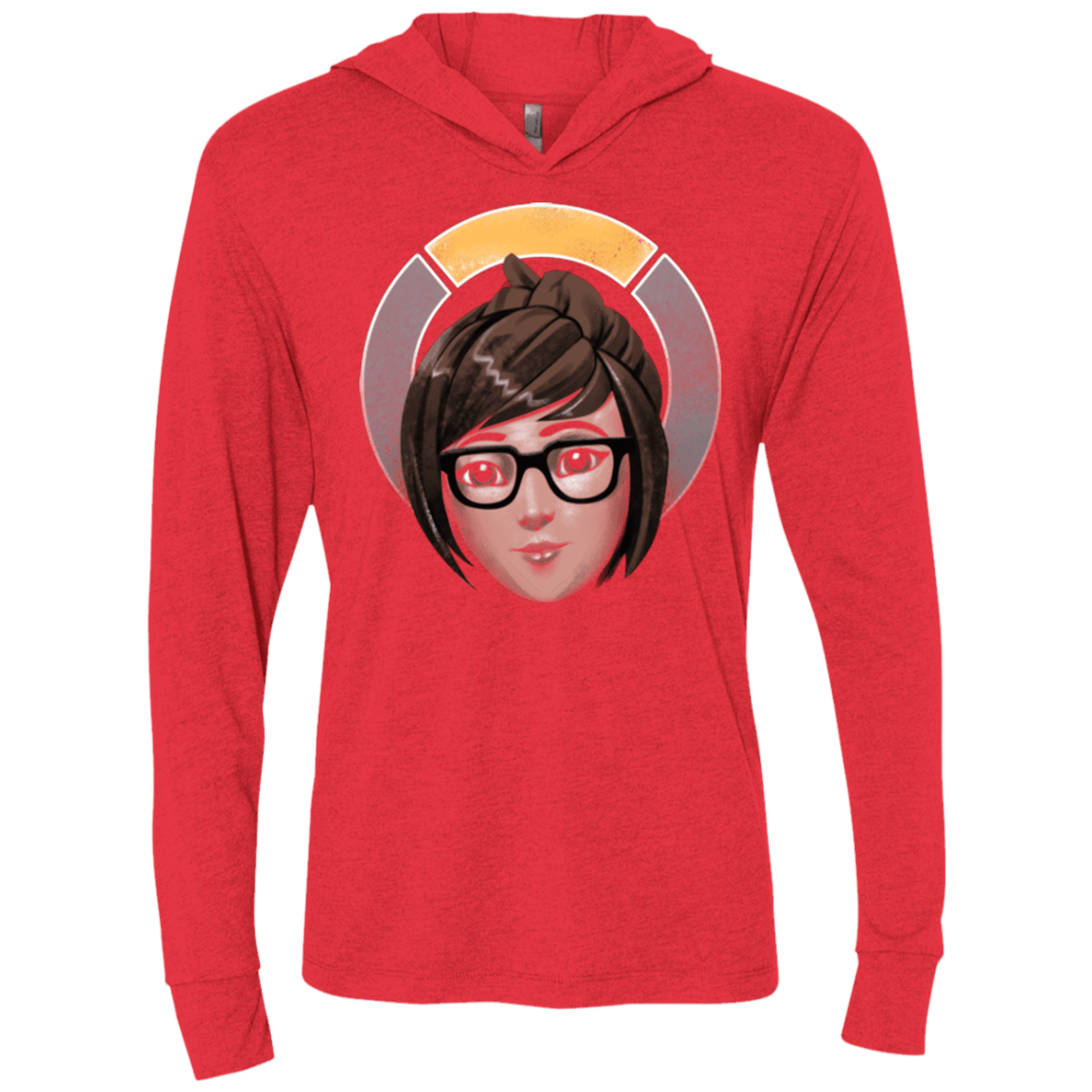 T-Shirts Vintage Red / X-Small The Climatologist Triblend Long Sleeve Hoodie Tee