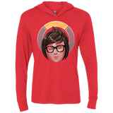 T-Shirts Vintage Red / X-Small The Climatologist Triblend Long Sleeve Hoodie Tee