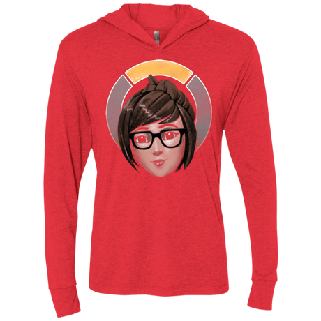 T-Shirts Vintage Red / X-Small The Climatologist Triblend Long Sleeve Hoodie Tee