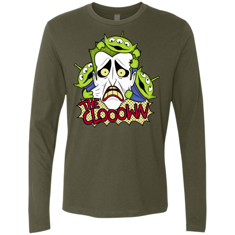 T-Shirts Military Green / Small The clooown Men's Premium Long Sleeve