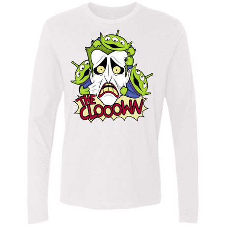 T-Shirts White / Small The clooown Men's Premium Long Sleeve