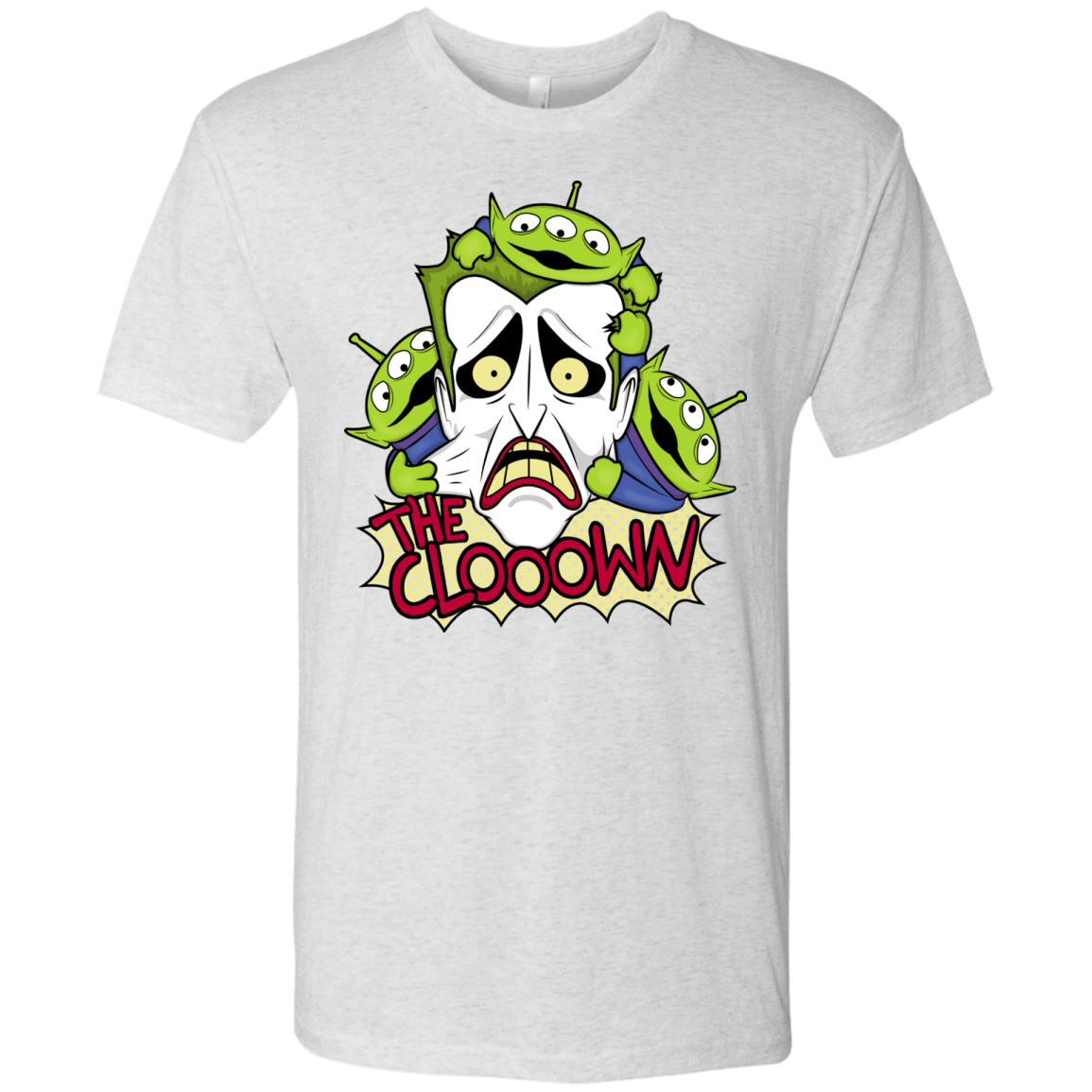 T-Shirts Heather White / Small The clooown Men's Triblend T-Shirt