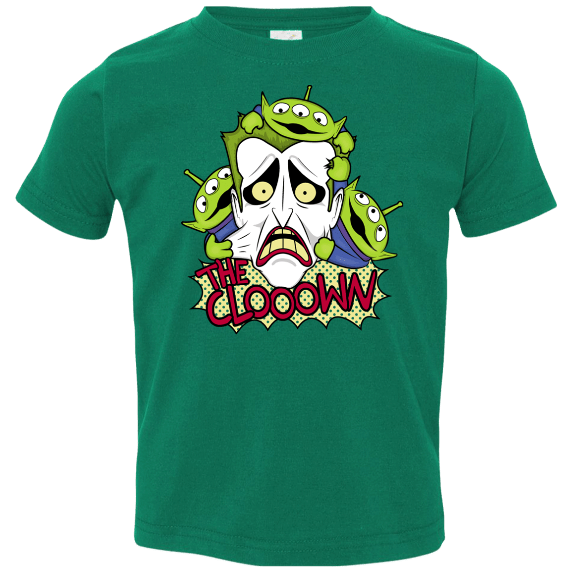 T-Shirts Kelly / 2T The clooown Toddler Premium T-Shirt