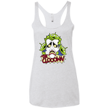 T-Shirts Heather White / X-Small The clooown Women's Triblend Racerback Tank