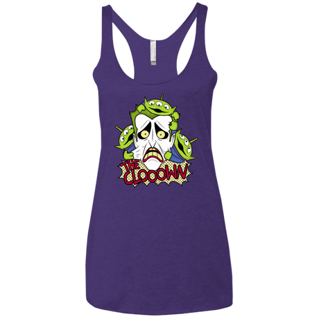T-Shirts Purple Rush / X-Small The clooown Women's Triblend Racerback Tank