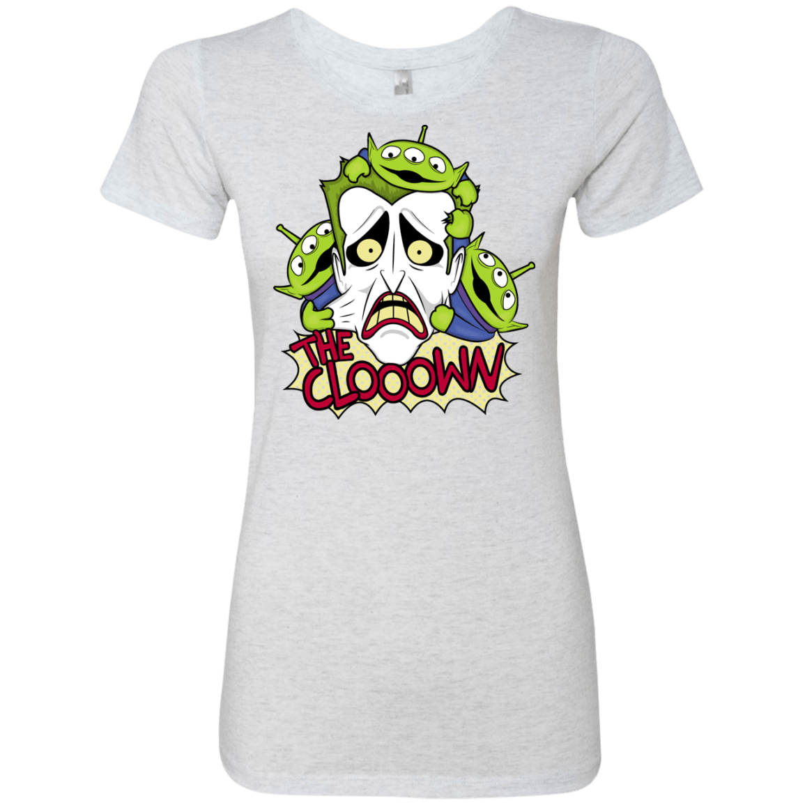 T-Shirts Heather White / Small The clooown Women's Triblend T-Shirt