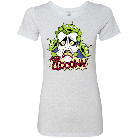 T-Shirts Heather White / Small The clooown Women's Triblend T-Shirt