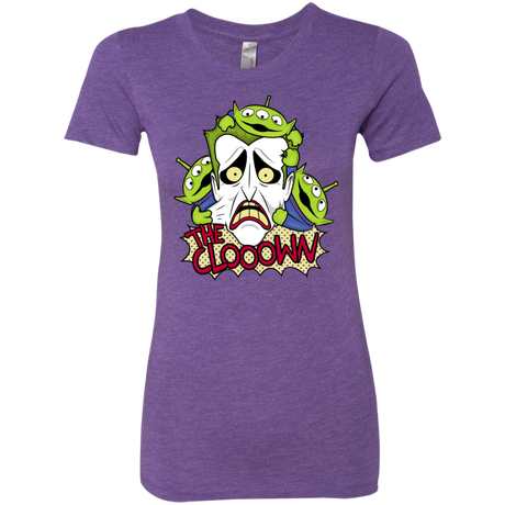 T-Shirts Purple Rush / Small The clooown Women's Triblend T-Shirt