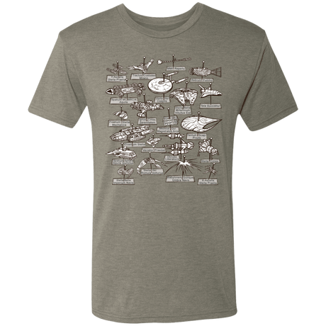 T-Shirts Venetian Grey / S The Collection Men's Triblend T-Shirt