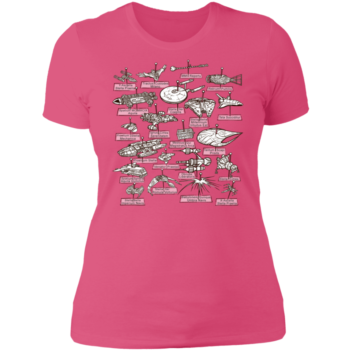 T-Shirts Hot Pink / S The Collection Women's Premium T-Shirt