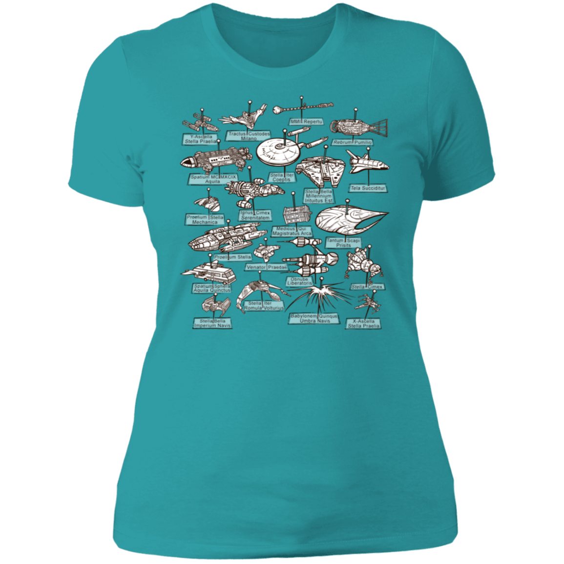 T-Shirts Tahiti Blue / S The Collection Women's Premium T-Shirt