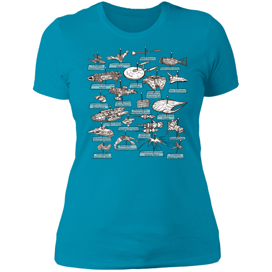 T-Shirts Turquoise / S The Collection Women's Premium T-Shirt