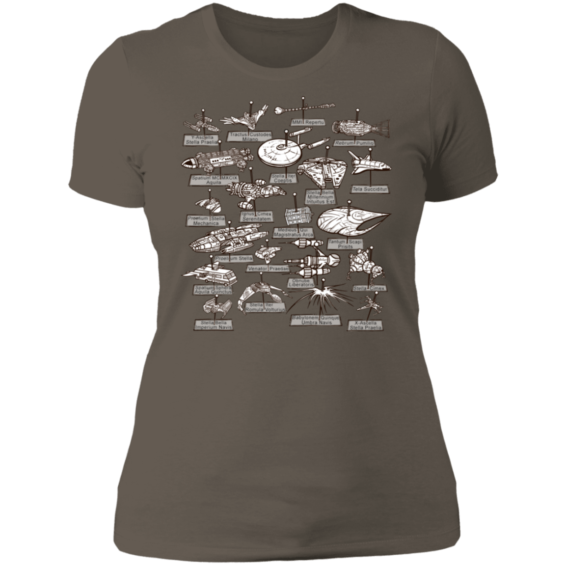 T-Shirts Warm Grey / S The Collection Women's Premium T-Shirt