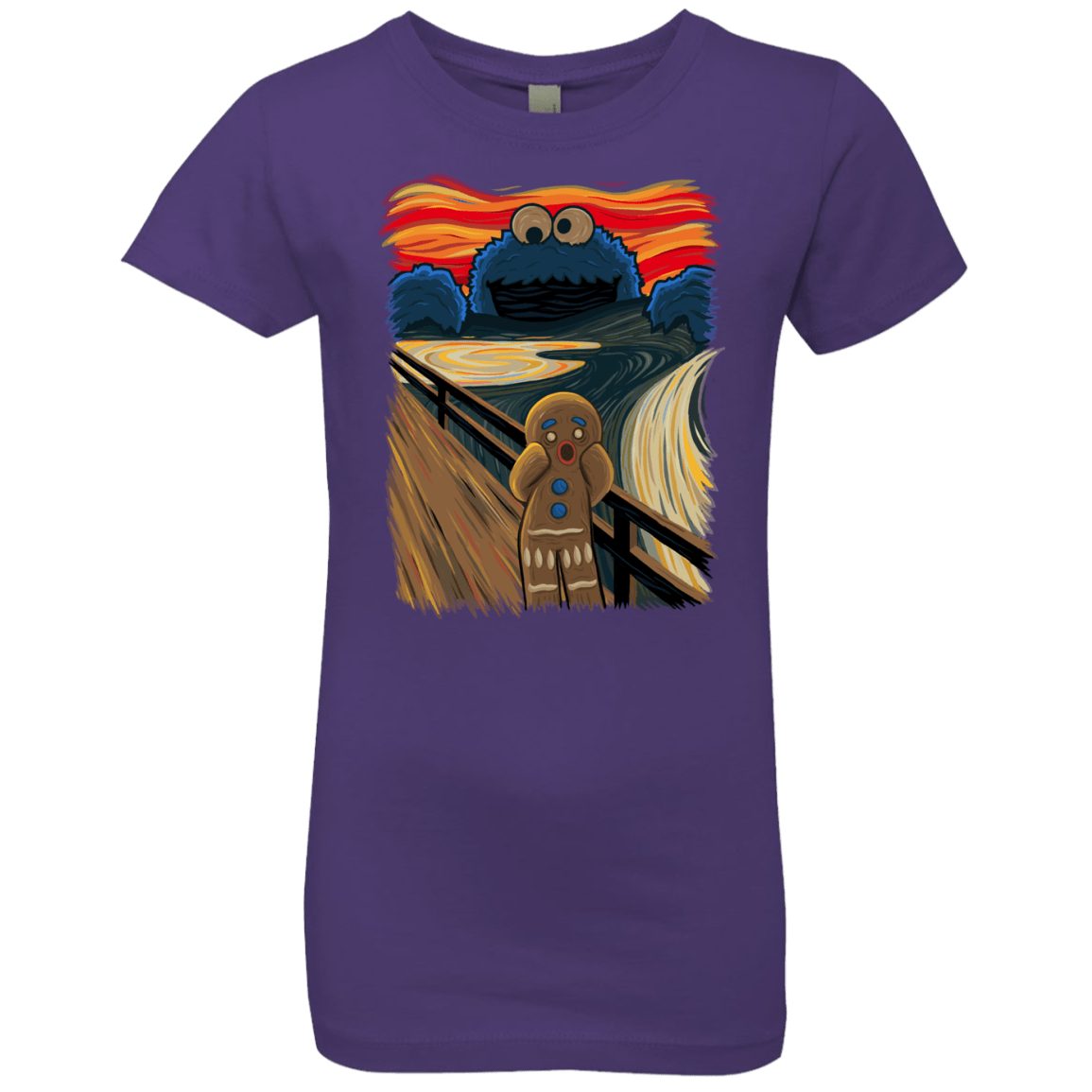 T-Shirts Purple Rush / YXS The Cookie Muncher Girls Premium T-Shirt