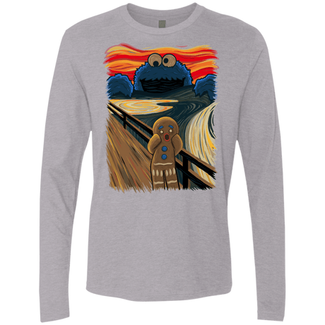 T-Shirts Heather Grey / Small The Cookie Muncher Men's Premium Long Sleeve