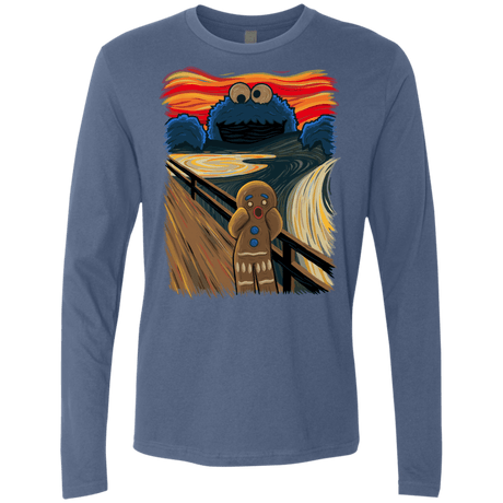 T-Shirts Indigo / Small The Cookie Muncher Men's Premium Long Sleeve