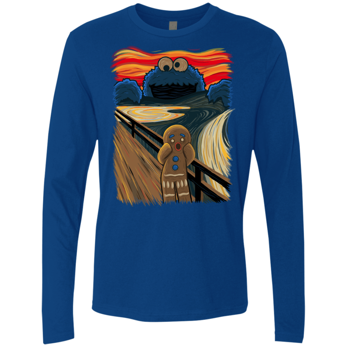 T-Shirts Royal / Small The Cookie Muncher Men's Premium Long Sleeve
