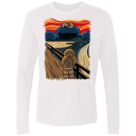 T-Shirts White / Small The Cookie Muncher Men's Premium Long Sleeve