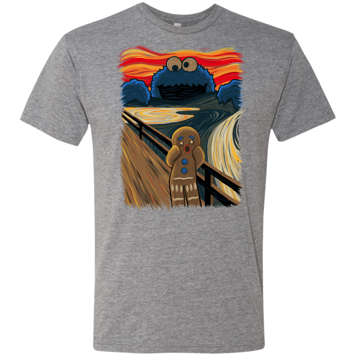 T-Shirts Premium Heather / Small The Cookie Muncher Men's Triblend T-Shirt