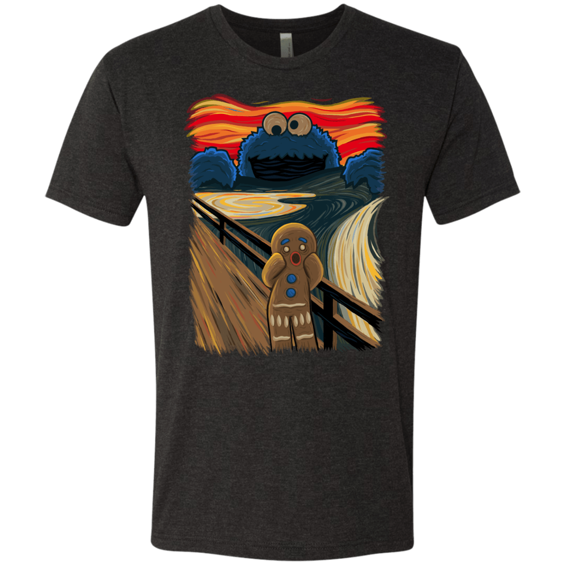 T-Shirts Vintage Black / Small The Cookie Muncher Men's Triblend T-Shirt