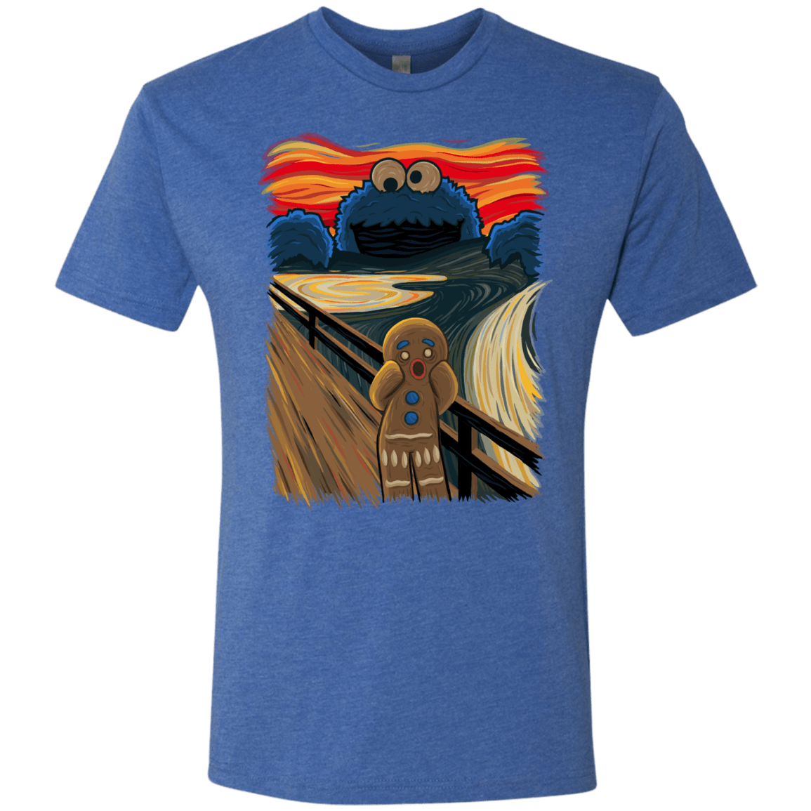 T-Shirts Vintage Royal / Small The Cookie Muncher Men's Triblend T-Shirt