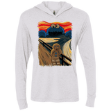 T-Shirts Heather White / X-Small The Cookie Muncher Triblend Long Sleeve Hoodie Tee