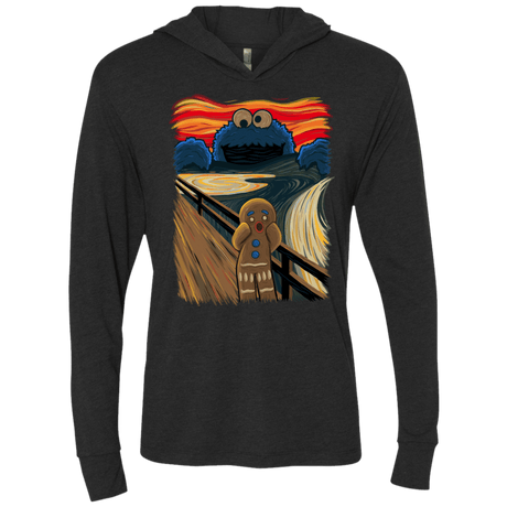 T-Shirts Vintage Black / X-Small The Cookie Muncher Triblend Long Sleeve Hoodie Tee