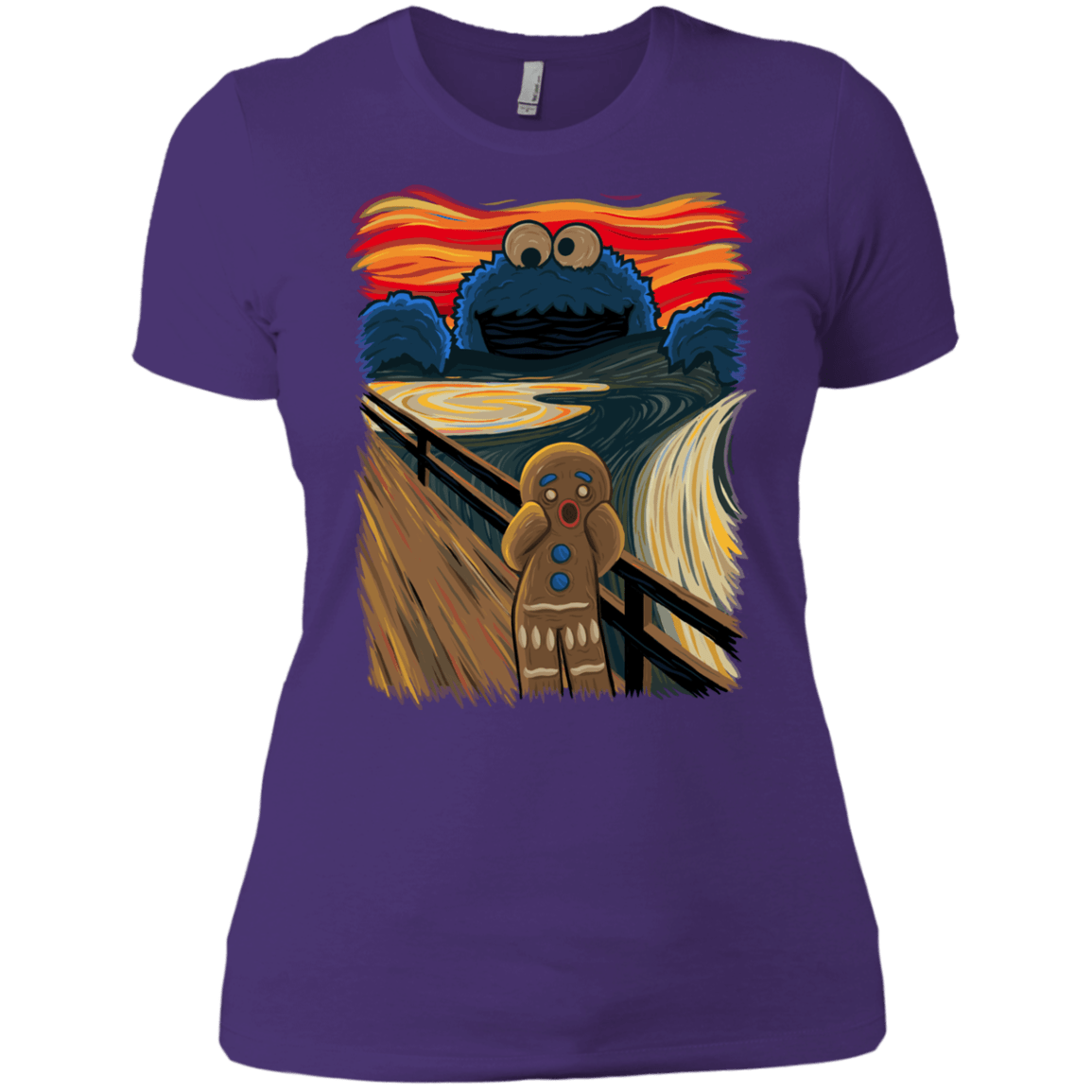 T-Shirts Purple / X-Small The Cookie Muncher Women's Premium T-Shirt