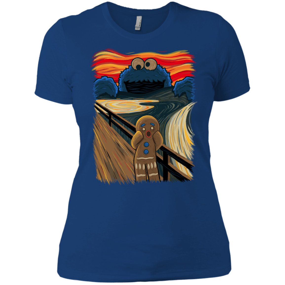 T-Shirts Royal / X-Small The Cookie Muncher Women's Premium T-Shirt
