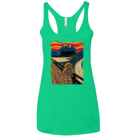 T-Shirts Envy / X-Small The Cookie Muncher Women's Triblend Racerback Tank