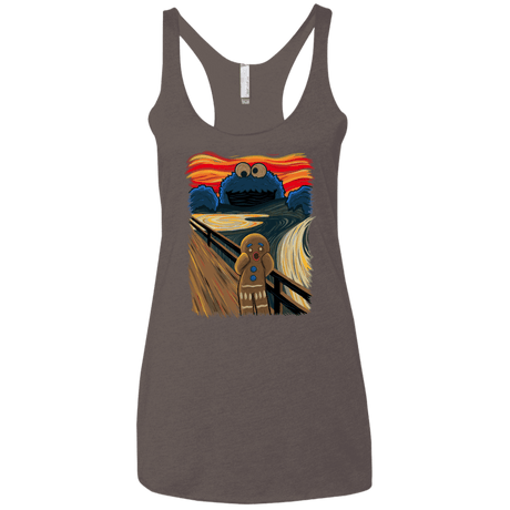 T-Shirts Macchiato / X-Small The Cookie Muncher Women's Triblend Racerback Tank