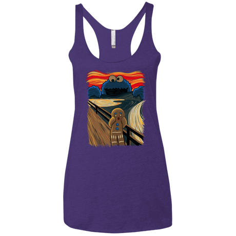 T-Shirts Purple / X-Small The Cookie Muncher Women's Triblend Racerback Tank